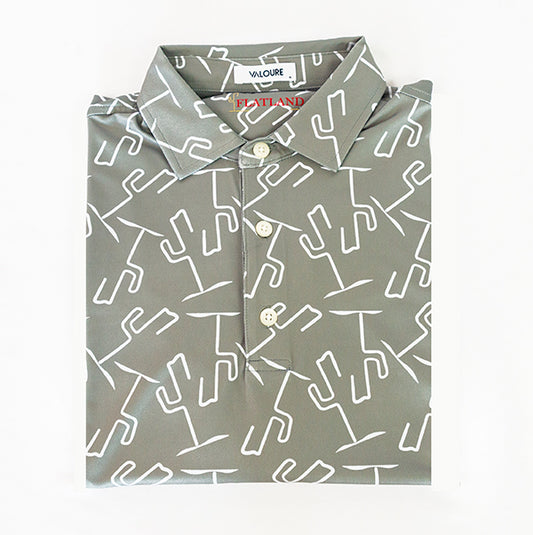 Flatland Performance Polo - Cactus