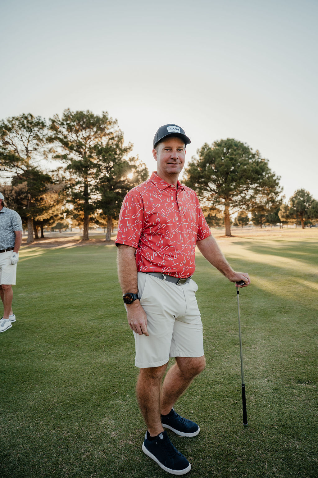 Flatland Performance Polo - Desert Sun
