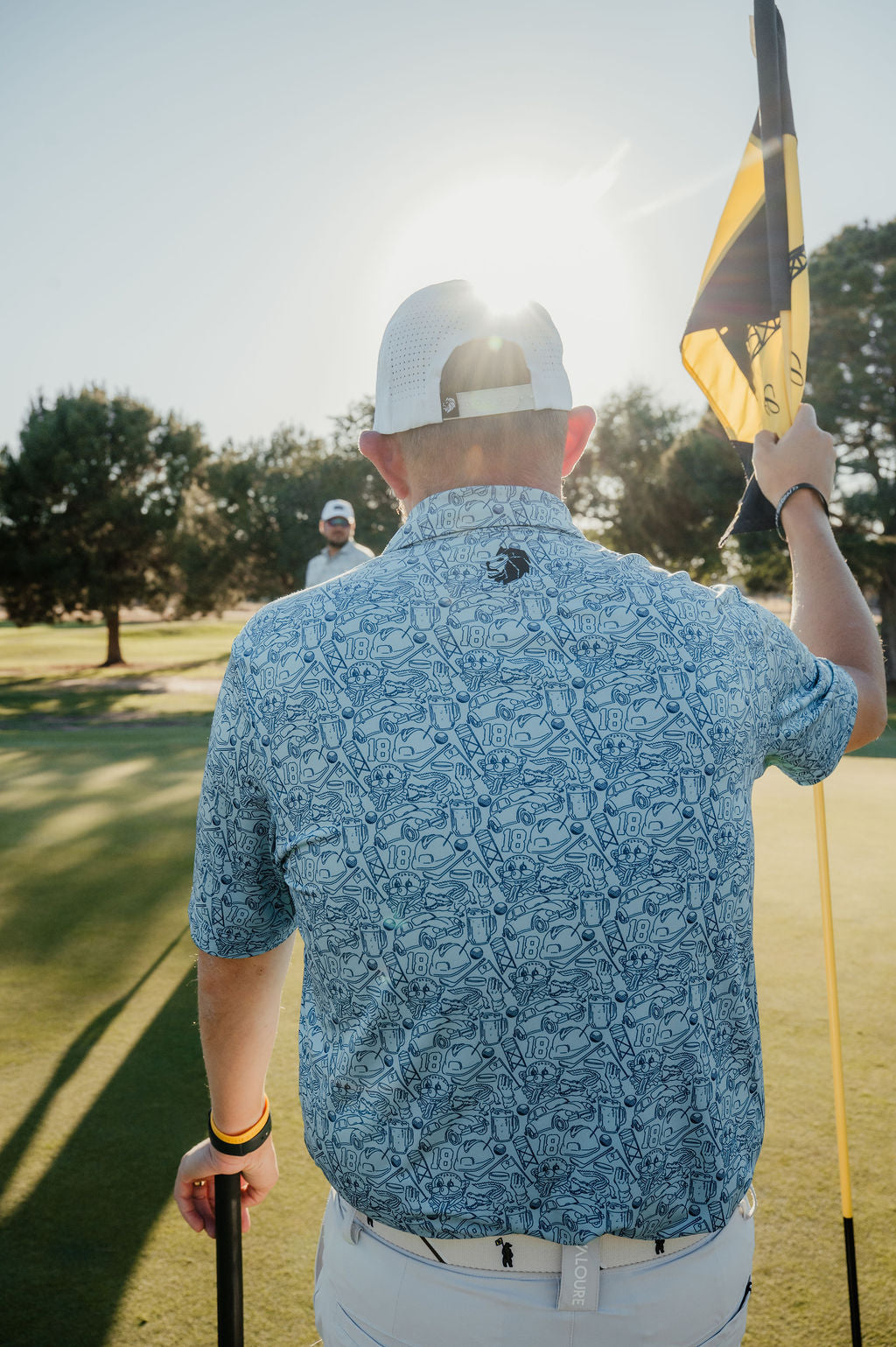 The Gilmore Performance Polo - McGavin Blue