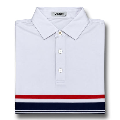 Essential Stripe Polo – USA