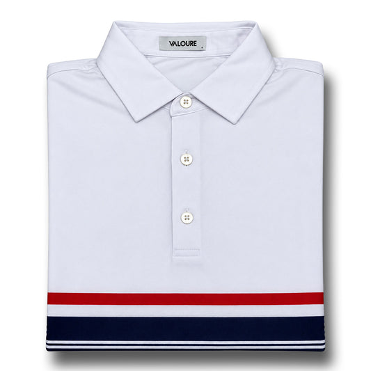 Essential Stripe Polo – USA