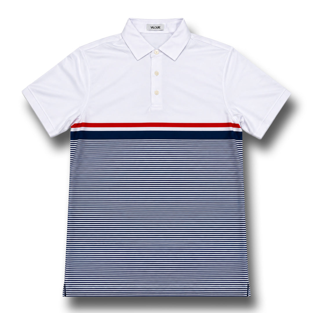 Essential Stripe Polo – USA