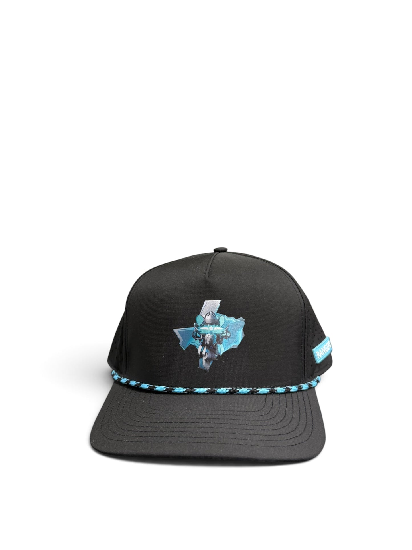 Greenwood - Black Ranger Cap with Blue Rope
