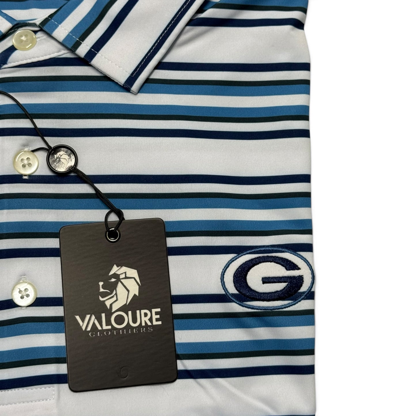 Greenwood - G Polo White/Blue