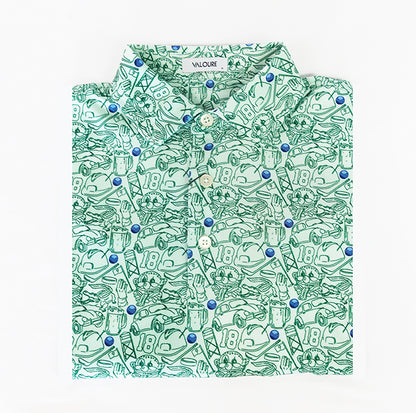 The Gilmore Performance Polo - Happy Green