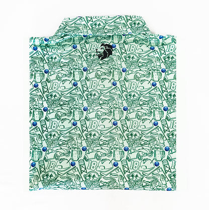 The Gilmore Performance Polo - Happy Green